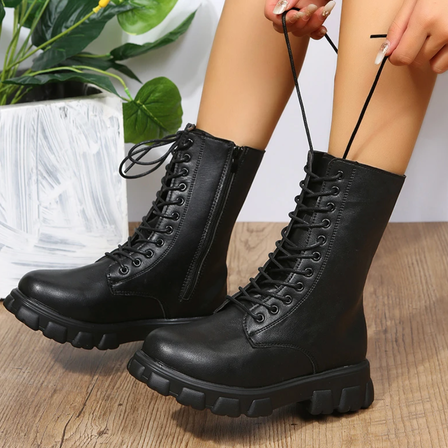 Lyon™ - Stivaletto Alto con Platform