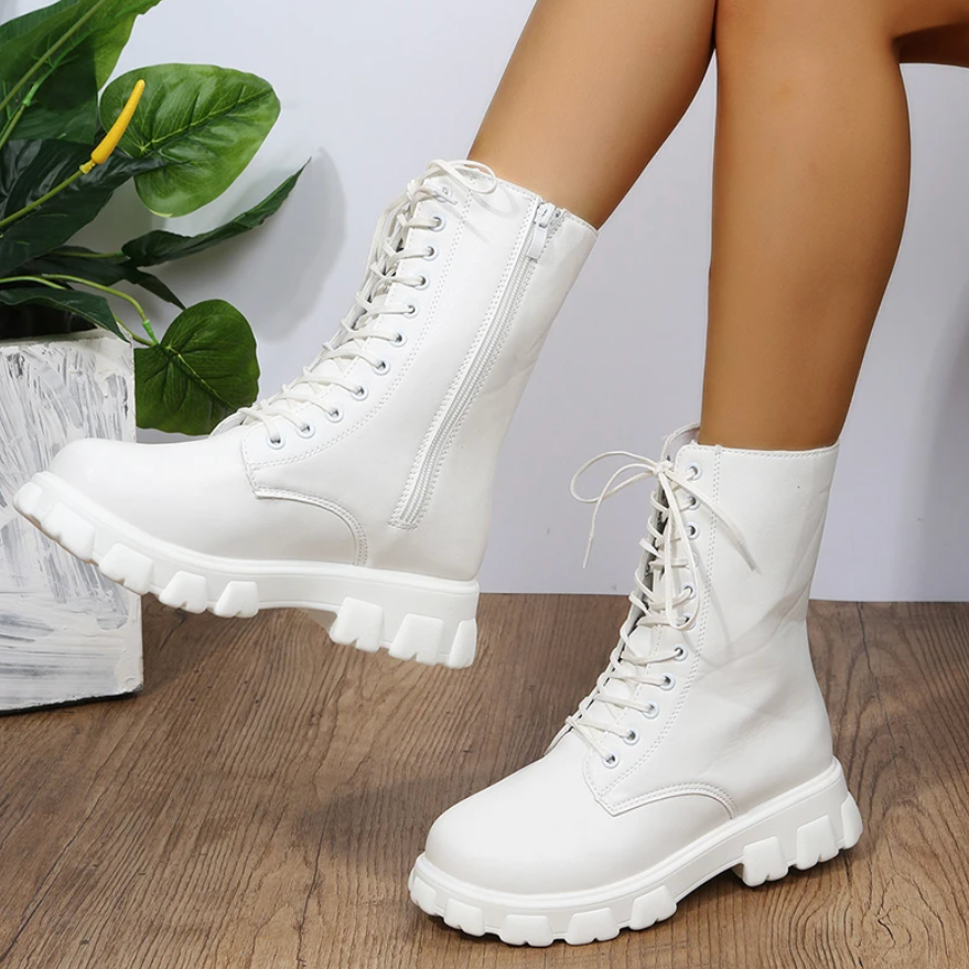 Lyon™ - Stivaletto Alto con Platform